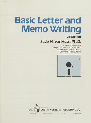 Basic Letter & Memo Writing