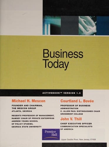 Business today: activebook version 1.0
