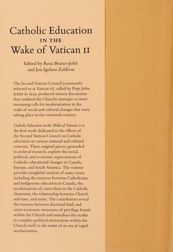 Catholic Education in the Wake of Vatican II