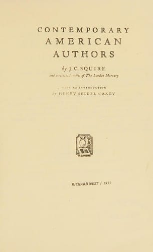 Contemporary American authors