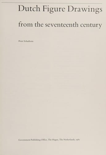 Dutch figure drawings from the seventeenth century