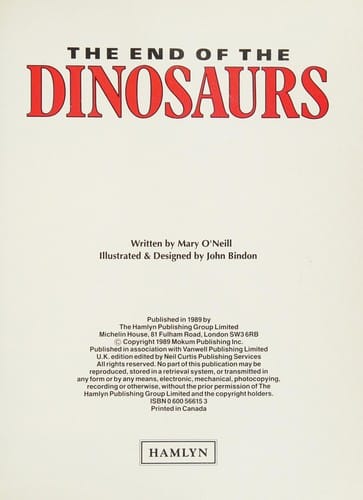 The End of the Dinosaurs