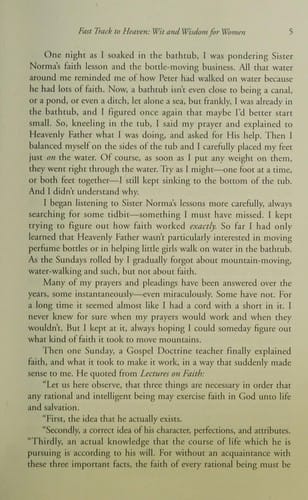 Fast track to heaven: wit and wisdom for LDS women