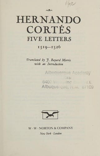 Five letters, 1519-1526