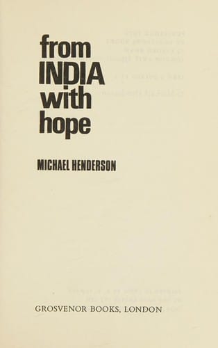 From India with Hope