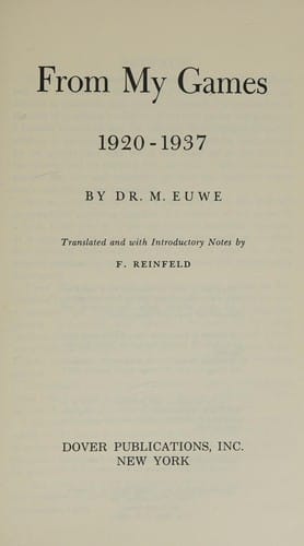 From my chess games, 1920-1937