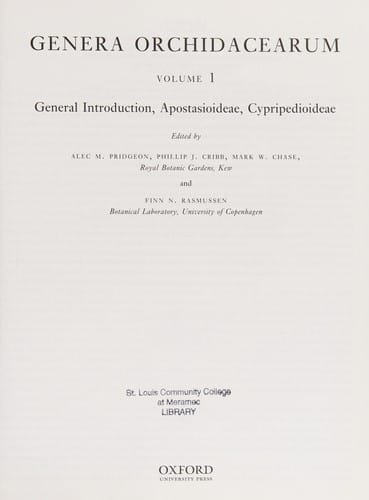 Genera orchidacearum