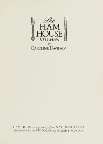 The Ham House kitchen