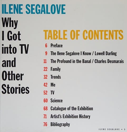 Ilene Segalove: why I got into TV and other stories