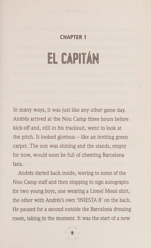Iniesta: From the Playground to the Pitch
