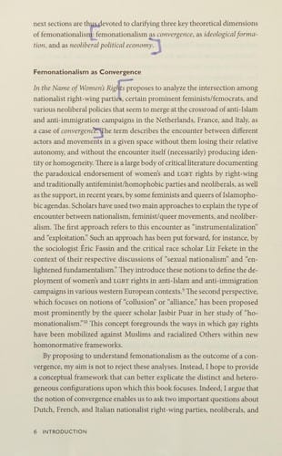 In the Name of Women's Rights: The Rise of Femonationalism