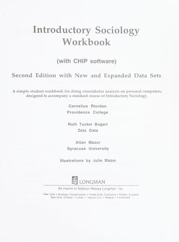 Introductory Sociology Workbook W/Chip Win