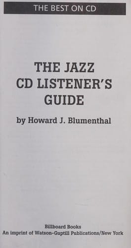 The jazz CD listener's guide