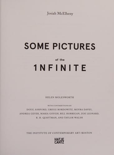 Josiah McElheny: Some Pictures of the 1nfinite