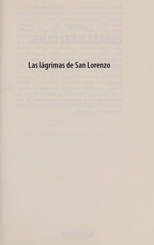 Las lágrimas de San Lorenzo