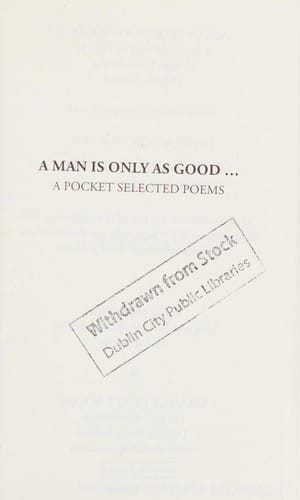 Man Is Only As Good...