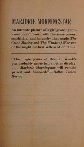 Marjorie Morningstar