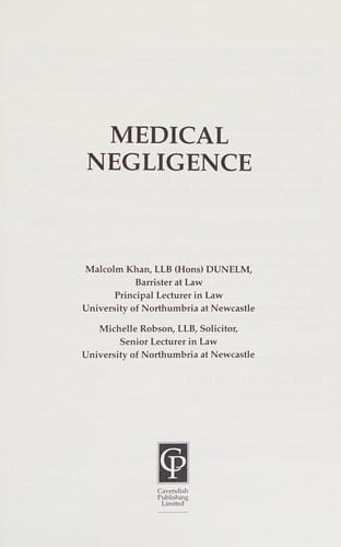 Medical negligence