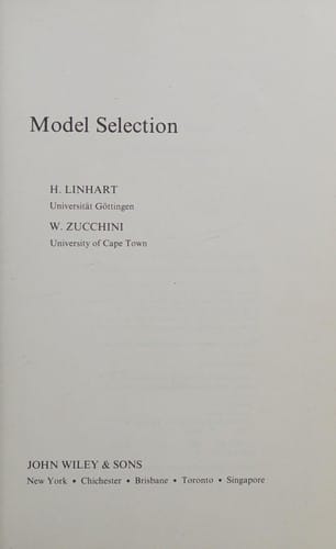 Model selection
