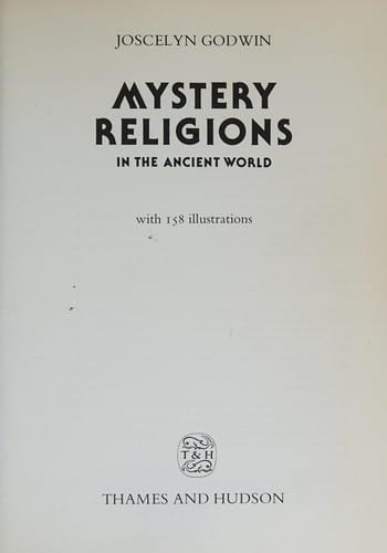 Mystery religions: in the ancient world