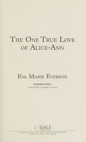 One True Love of Alice-Ann