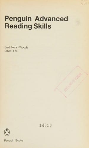 Penguin Advanced Reading Skills (English Language Teaching)