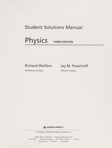 Modern Physics: Solutions Manual