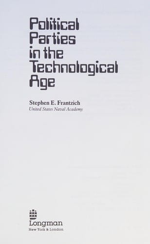 Political parties in the technological age