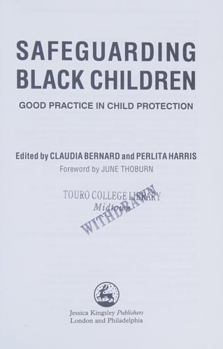 Safeguarding Black Children: Good Practice in Child Protection