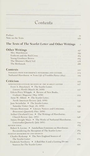 Scarlet Letter and Other Writings