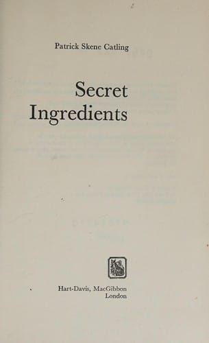 Secret ingredients