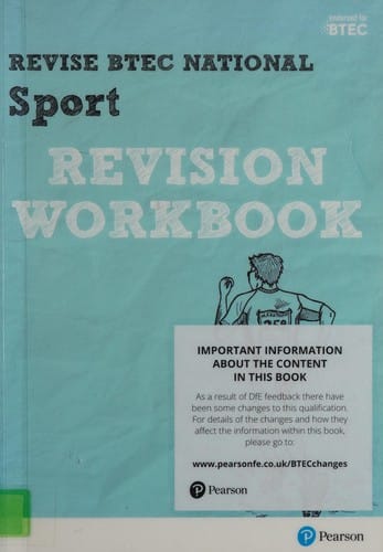 Revise BTEC National Sport Revision Workbook