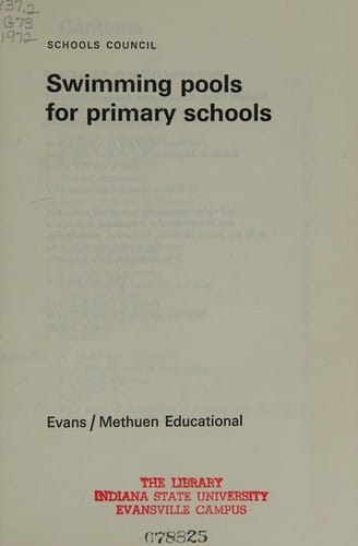 Swimming pools for primary schools.