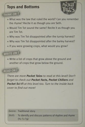 Pocket Tales Year 2 Tops and Bottoms