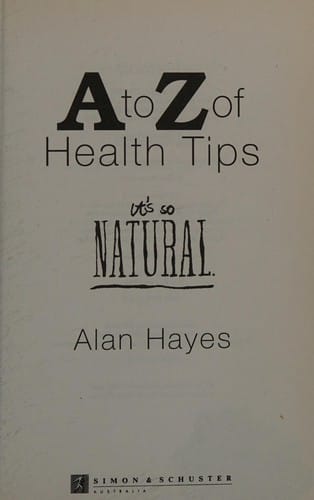A-Z of Health Tips