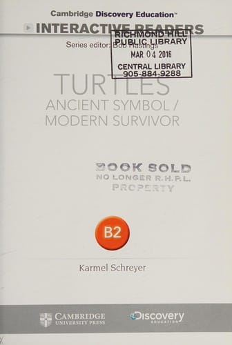 Turtles: Ancient Symbol/Modern Survivor Upper Intermediate Book with Online Access