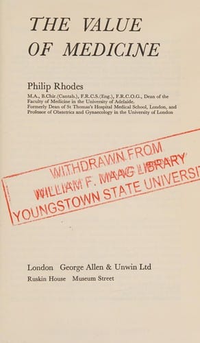 The value of medicine