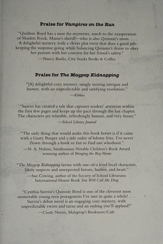 Vampires on the Run: A Quinnie Boyd Mystery