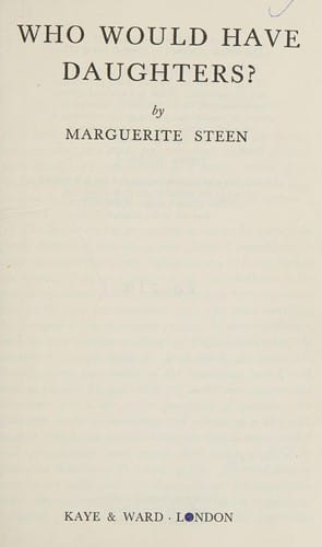 Who would have daughters.