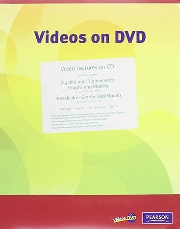 Video Lectures on CD to Accompany: Algebra and Trigonometry: Graphs and Models / Precalculus: Graphs and Models