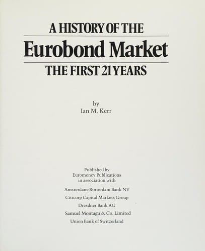 History of Eurobond Market