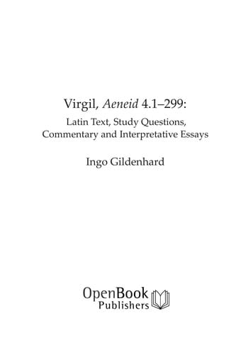 Virgil, Aeneid, 4.1?299