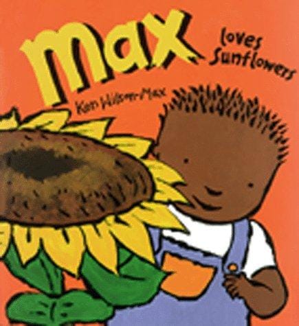 Max loves sunflowers