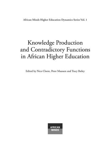 Knowledge Production and Contradictory Functions in African Higher Education