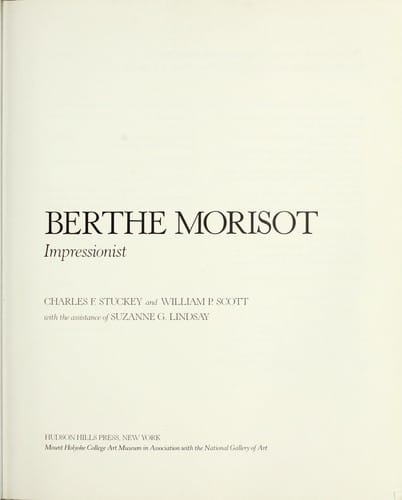 Berthe Morisot, Impressionist