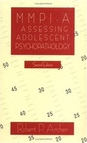 MMPI-A: assessing adolescent psychopathology