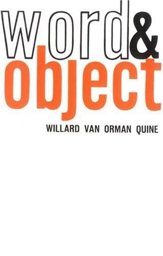 Word and Object (Studies in Communication)