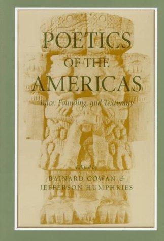 Poetics of the Americas: race, founding, and textuality