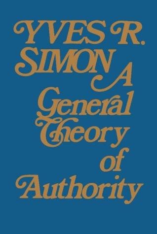 A General Theory Of Authority