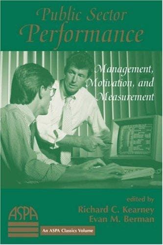 Public Sector Performance (Aspa Classics)